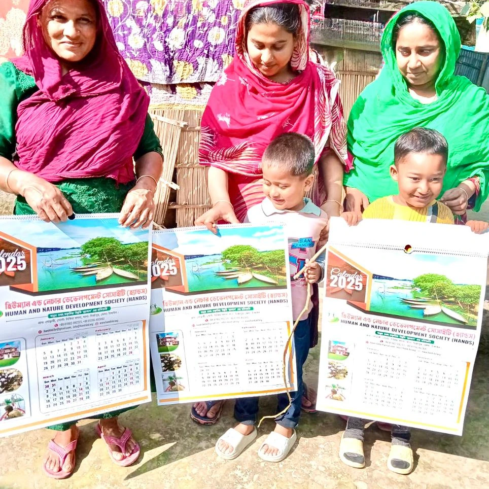 Human and Nature Development Society (HANDS) 2025 New Year Calendars Image